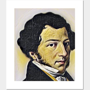 Gioachino Rossini Yellow Portrait | Gioachino Rossini Artwork 9 Posters and Art